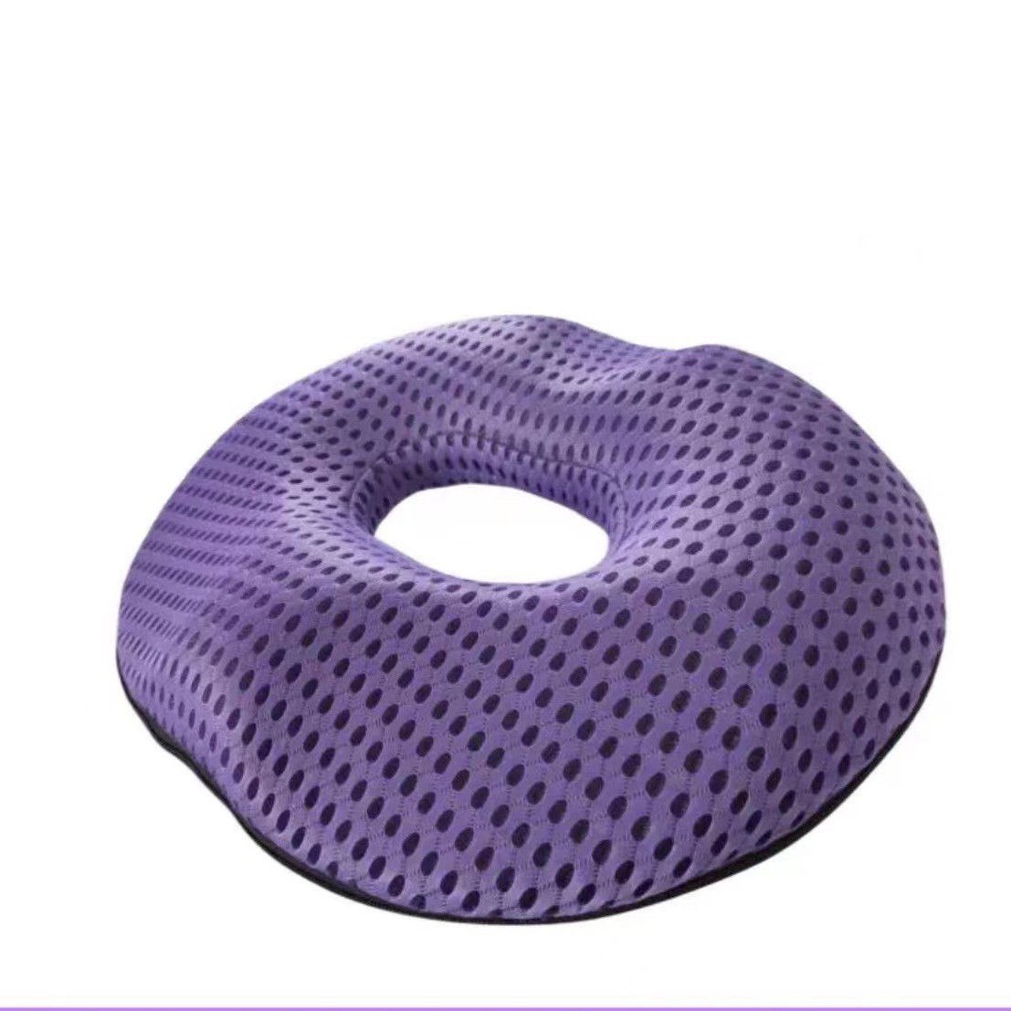 Cojín ortopédico de memoria para hemorroides, asiento de oficina transpirable, anticolapso, ideal para largas horas sentado