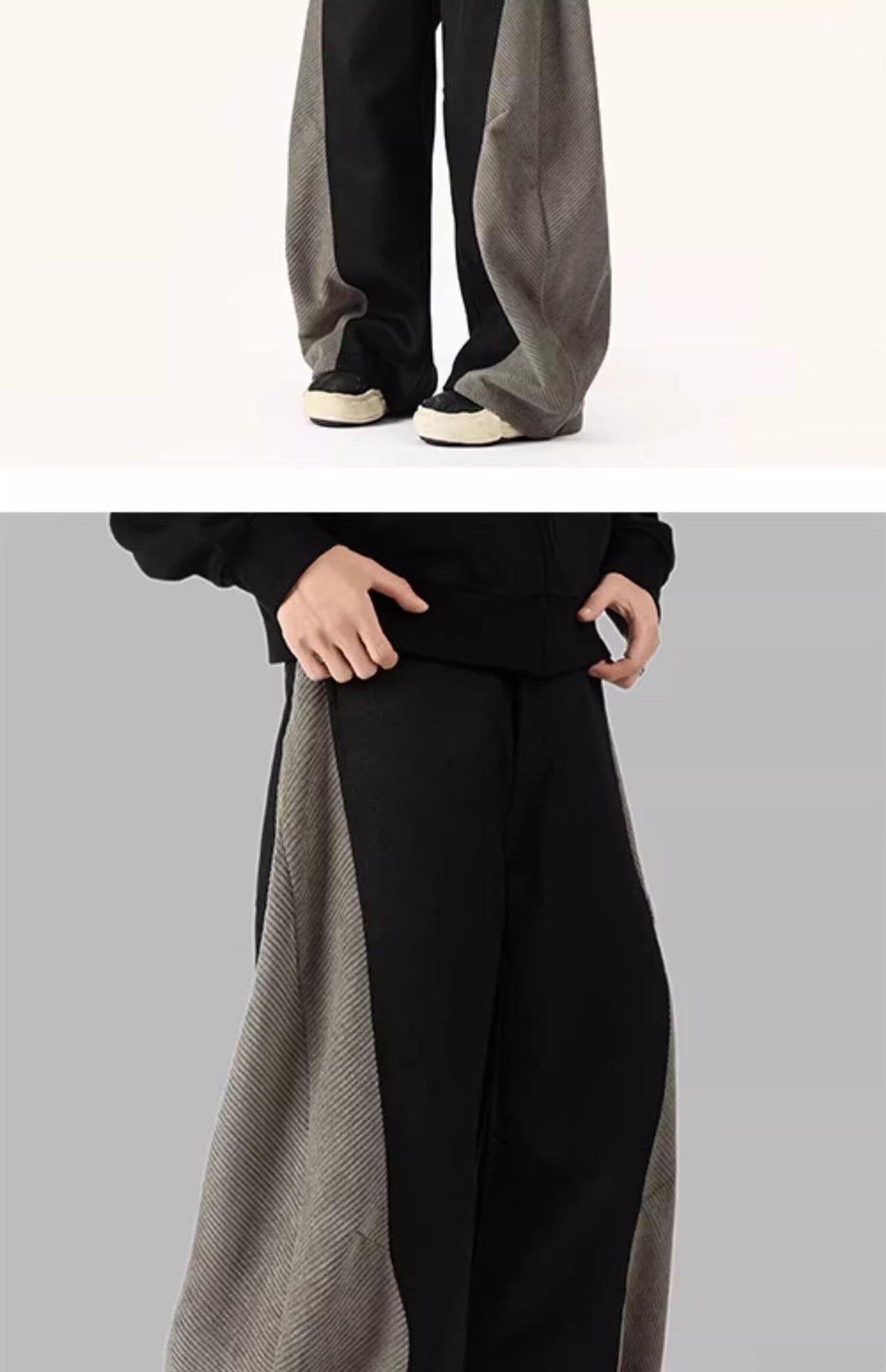 Black Jeans Men 2025 New Spring Autumn Trendy Loose Straight American Style High Street Casual Long Pants_viptrois.com