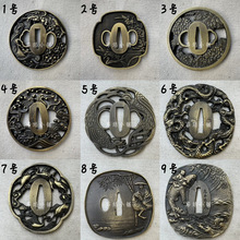 新款 锌合金 武士刀 配件 挡手   刀鐔 刀盘 武士镡 打刀护手配件