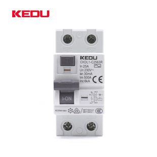 KEDU Electromagnetic Residual Current Circuit Breaker Integrated Leakage Protector Air Switch CKDL1