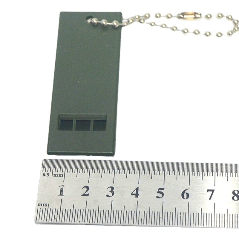 Outdoor emergency whistle three-frequency survival whistle survival whistle first aid whistle treble high frequency survivor frequency conversion whistle