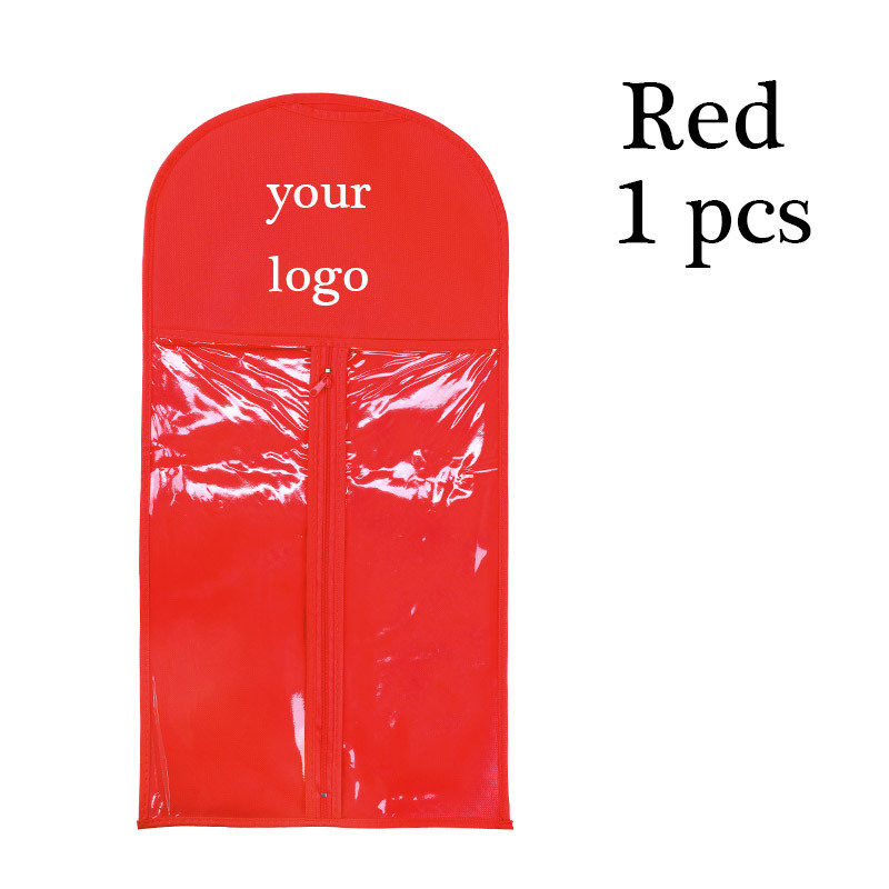 Bolsa de polvo de logotipo personalizada 1pcs rojos