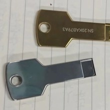 厂家批发2.0/3.0金属连体钥匙锌合金U盘外壳展会投标礼品跨境专供