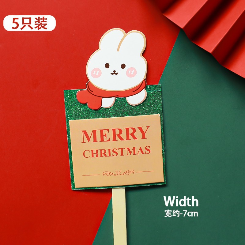 Two -layer Christmas rabbit 10