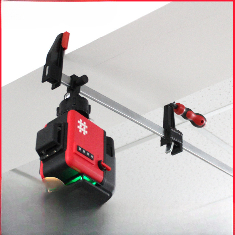 水平仪砌墙卡梁架水平仪红外线配件上梁托盘夹挂墙固定F夹