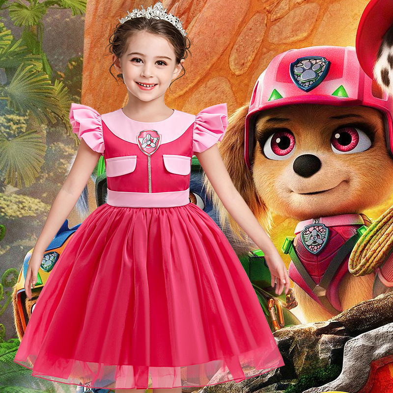 Cross-border Paw Patrol Girls' Dress Doggy Daily Dress Children's Cosplay Halloween Pink Children's Clothing Cross-border Paw Patrol Girls' Dress Doggy Daily Dress Children's Cosplay Halloween Pink Children's Clothing