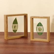 双面透明玻璃夹片相框摆台摆件厂家批发植物标本框画框剪纸