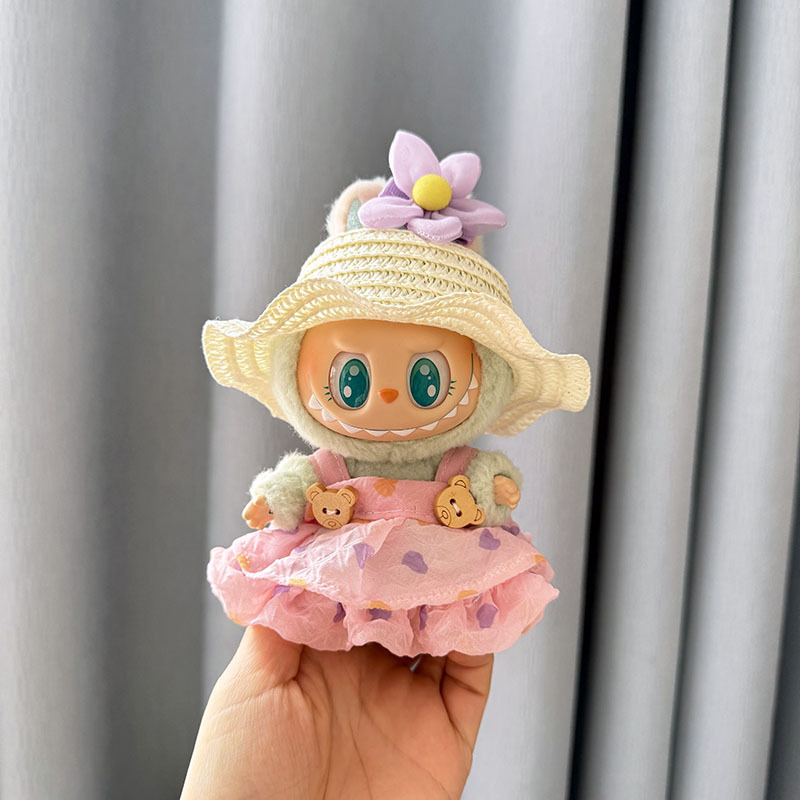 仅售衣服] 一二代钥匙扣La布布衣服挂件拉布布娃衣连衣裙珍珠发饰|undefined