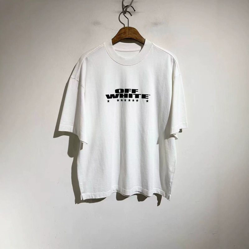 2026 European and American Style High Street Fashion Brand Short-Sleeved Letter Printed T-Shirt Os Loose Large Size Half-Sleeved T-Shirt Top for Men 2026 European and American Style High Street Fashion Brand Short-Sleeved Letter Printed T-Shirt Os Loose Large Size Half-Sleeved T-Shirt Top for Men