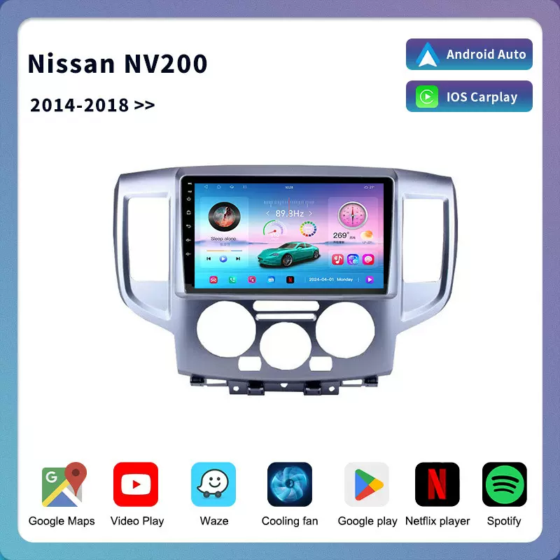 适用于Nissan nv200日产车载导航仪 car radioAndroid autoplayer