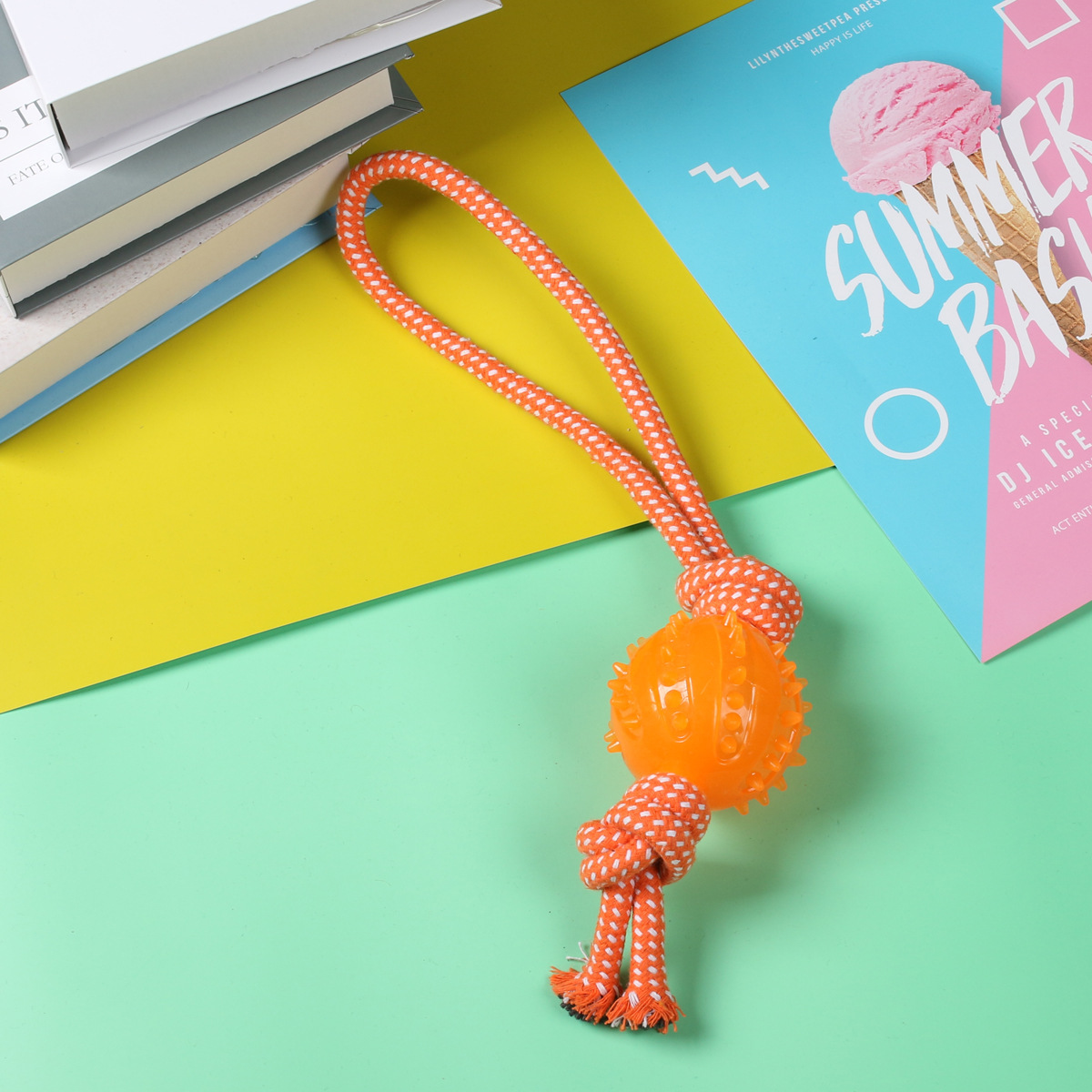 Productos para mascotas, cordón de algodón, dientes de molienda, juguetes para perros, bolas de juguetes para perros pequeños y medianos, juego de juguetes para perros