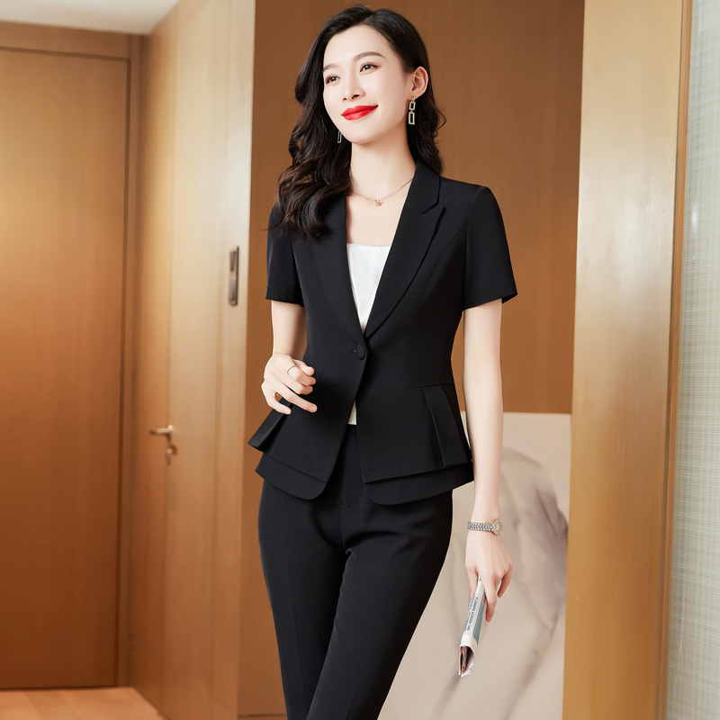 Professional hotel commuter simple suit suit cashier fresh-keeping real estate work skirt office commuter formal wear female