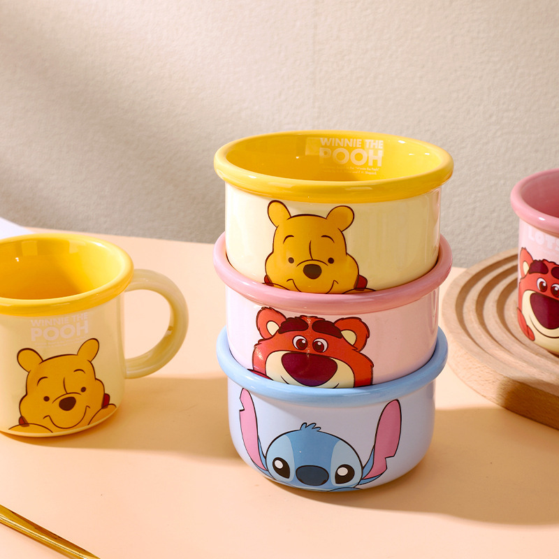 Cartoon Rice Bowl, Personal Cute Bowl, Small Bowl for Home Use, 2025 New High-Value Ceramic Bowl, Kidsren's Bowl