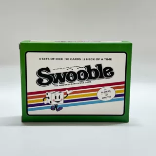 跨境Swooble 青少年和成人的快节奏纸牌和骰子游戏 | 家庭派对游