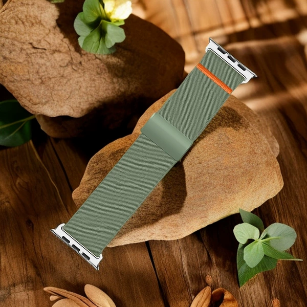 Pine needle green [orange stitching + SJ internal magnet]