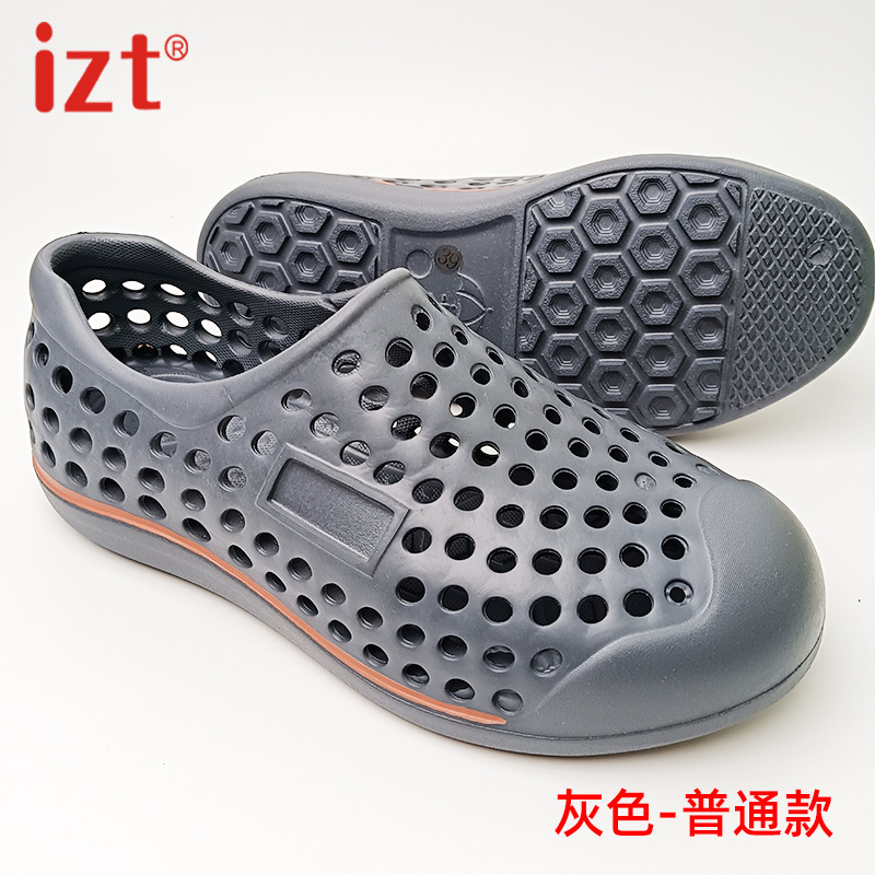 iztプロ仕様油水滑り止め穴あきシューズメンズトレンドスリッパ家庭用滑り止め夏新作ビーチサンダル|undefined
