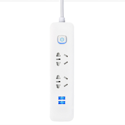 Power strip with wired plug-in board for household multi-position power strip with multi-function 1.8m power converter socket