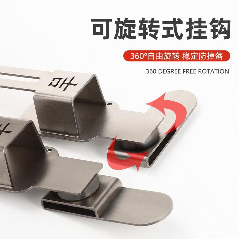 Llave eléctrica gancho multifuncional percha de hierro percha de cuerda de seguridad percha especial carpintería gancho todo acero