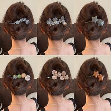 高级感简约夏天扭扭夹发夹女2025新款高端抓夹后脑勺盘发神器发卡