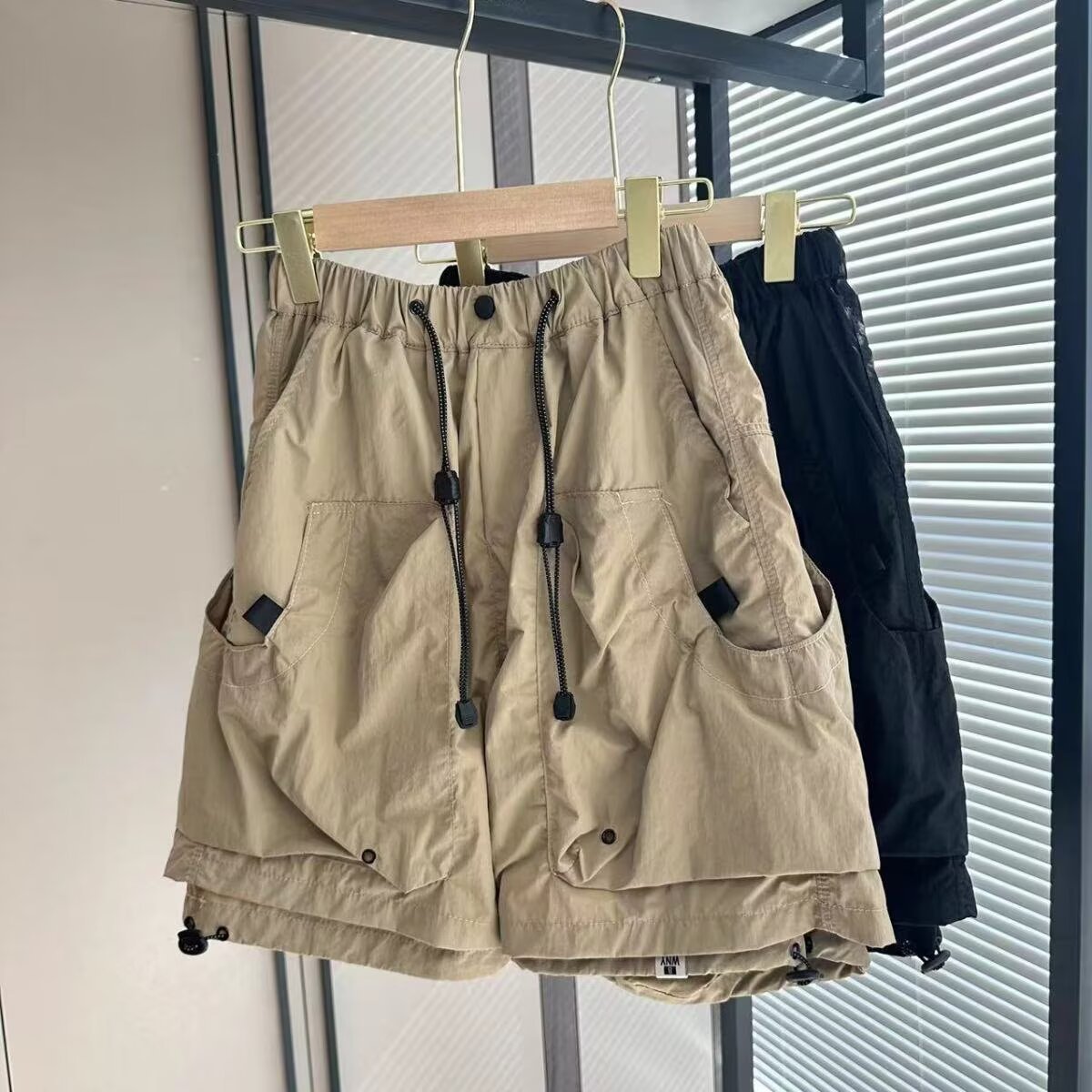 Men's Cargo Jogger Shorts With Multiple Pockets Tactical Style_voghion.com