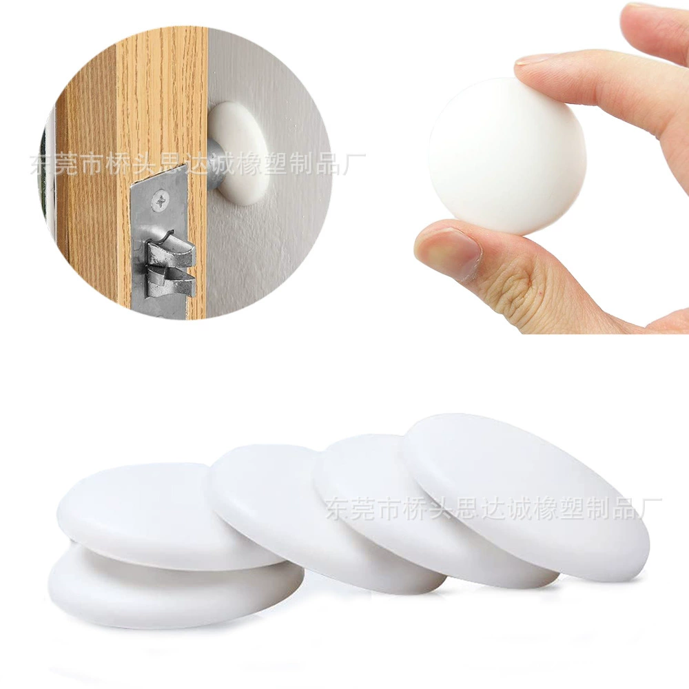 Силиконовые полусферические накладки для мебели, амортизирующие и шумопоглощающие, самоклеящиеся противоскользящие резиновые накладки, накладки для дверных ручек, ограничители для дверей.