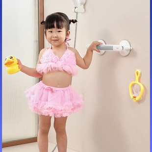 Baby Standing Bath Artifact Bathroom Handrail Kidsren's Bathroom Anti-Fall Anti-Slip Railing Toilet Safety Suction Cup