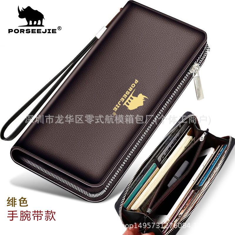 Cartera con estampado de cocodrilo Cartera para hombre Nuevo clip de dinero duradero Estilo corto Moda negocios Cartera de múltiples tarjetas Clásico