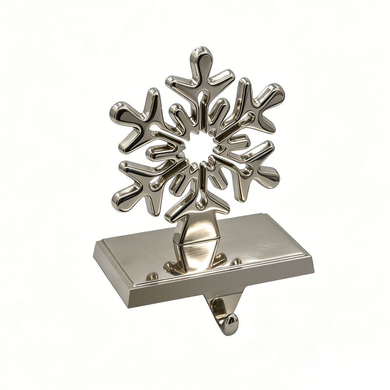 Cross-Border New Product Christmas Detachable Snowflake Hook Alloy Christmas Stocking Hanger Home Fireplace Atmosphere Decoration Cross-Border New Product Christmas Detachable Snowflake Hook Alloy Christmas Stocking Hanger Home Fireplace Atmosphere Decoration