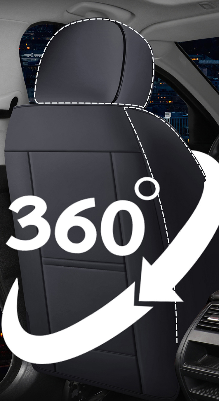 Full Leather Car Seat Cushion Four Seasons Universal Full Surround