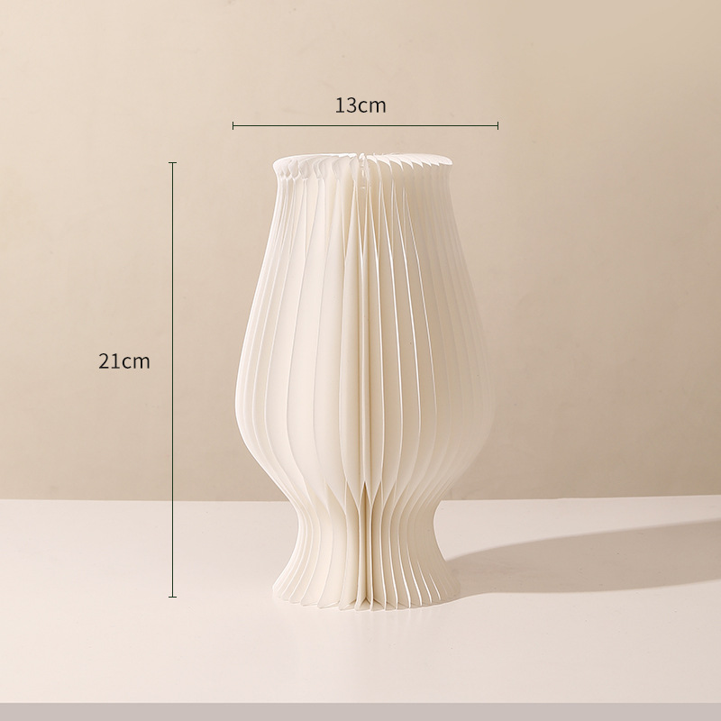 Cartones plegables creativos, flores de arte de papel, nuevos jarrones de arte de papel chino, flores, flores, flores secas, decoraciones de recipientes