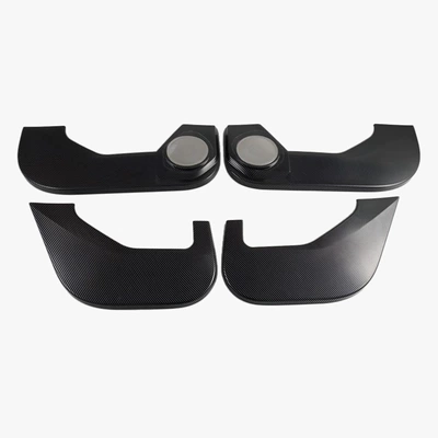 Suitable for 2026 Kia SELTOS: Other Automotive Interior Supplies - carbon-fiber-pattern-sp3-car-door-anti-kick-plate-4-piece-set