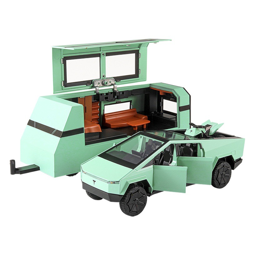 Modelo de Simulación de Camioneta RV de Aleación a Escala 1:32, Decoración de Coche, Superventas Transfronterizo