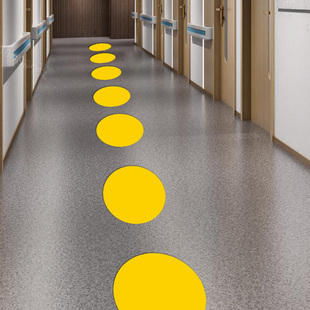 Dot Positioning Sticker Circular Desktop Positioning Identification Sticker Ground Guide Track Line Marker 5S6s Management Set