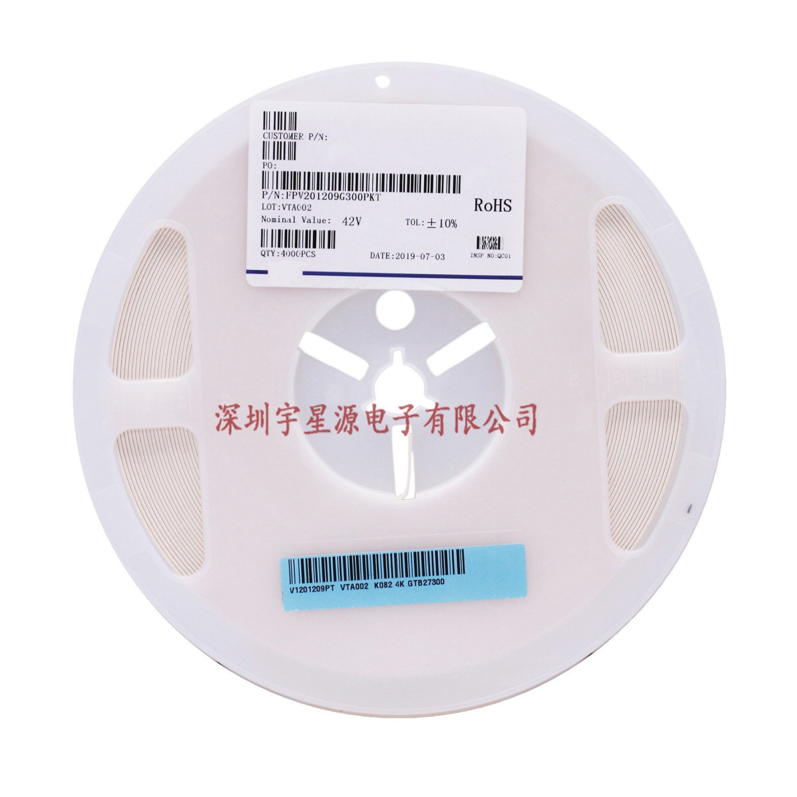 贴片电阻FPV201209G330PKT低温传感器压敏电阻元件配单0805 33V