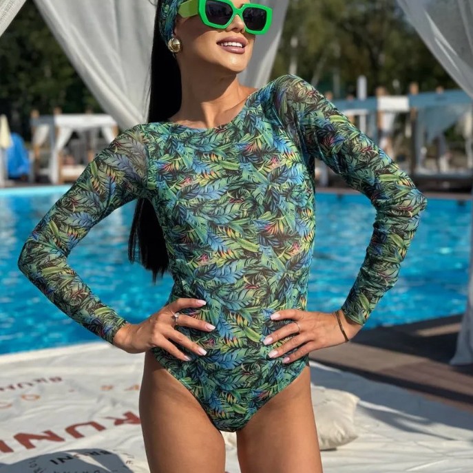 2025 nuevo bikini de una pieza transfronterizo europeo y americano Купальник traje de baño ruso bikini image 4
