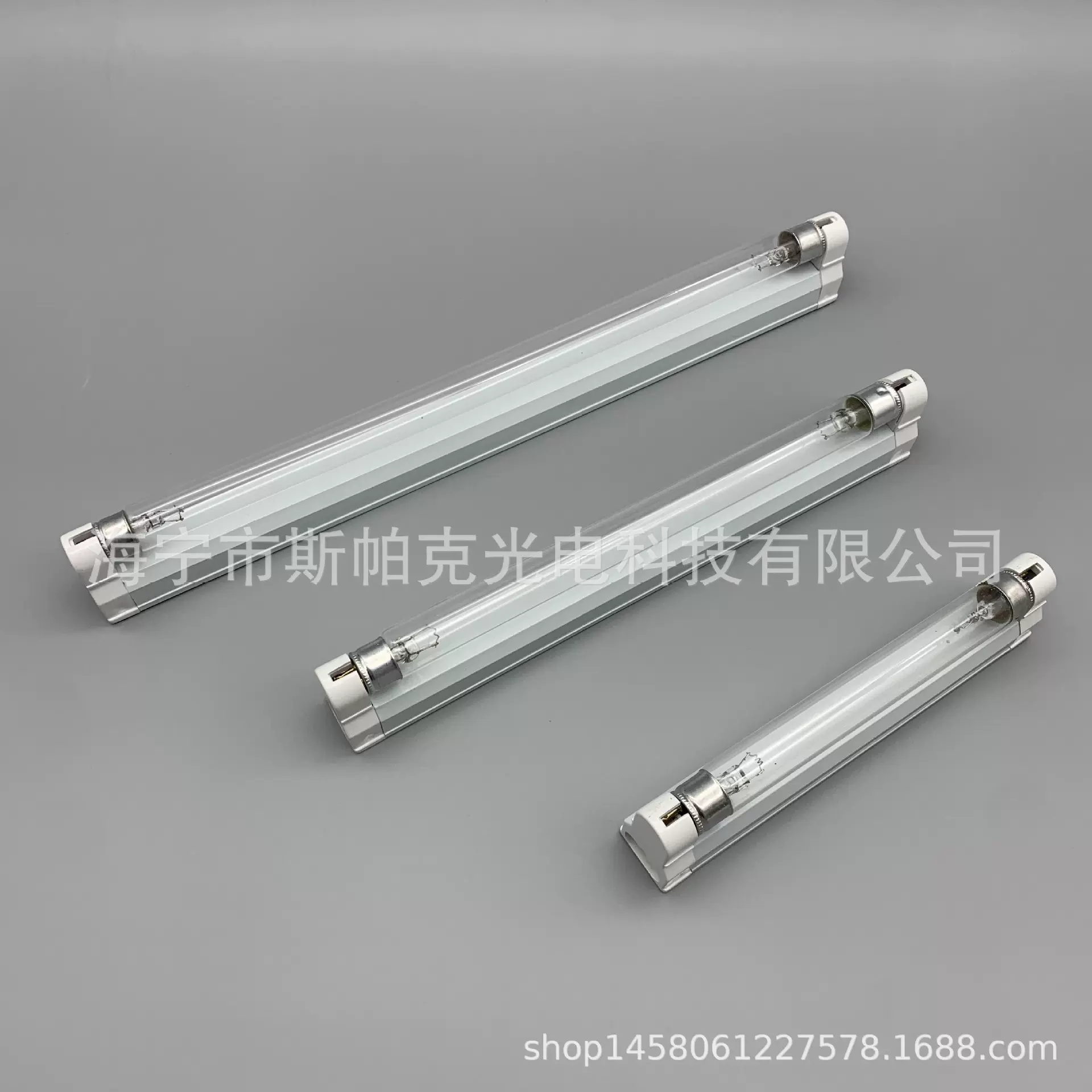 厂家批发T5紫外线消毒灯4W消毒柜杀菌灯管无臭氧喷白款紫光灯管
