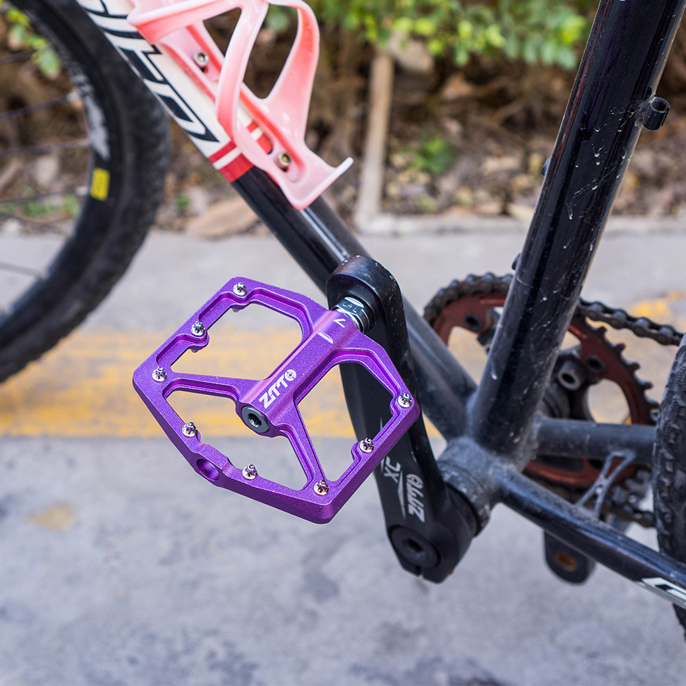 ZTTO pedal de bicicleta de montaña Peilin antideslizante aleación de aluminio bicicleta de carretera pedal accesorios de equipo de ciclismo