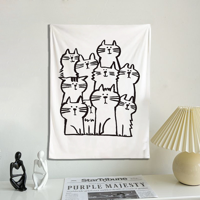 Inswind pintura de líneas artística colgar tela dormitorio sala de estar pared sofá decoración tela de fondo de alquiler transformación