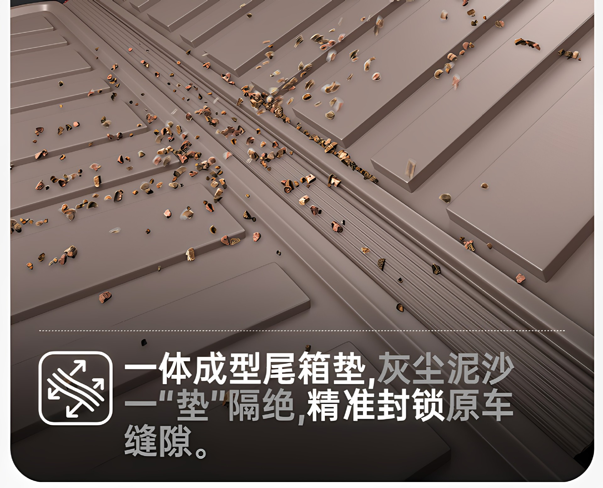 Suitable for the new generation Li Auto L6, TPE car interior modification integrated trunk mat accessories