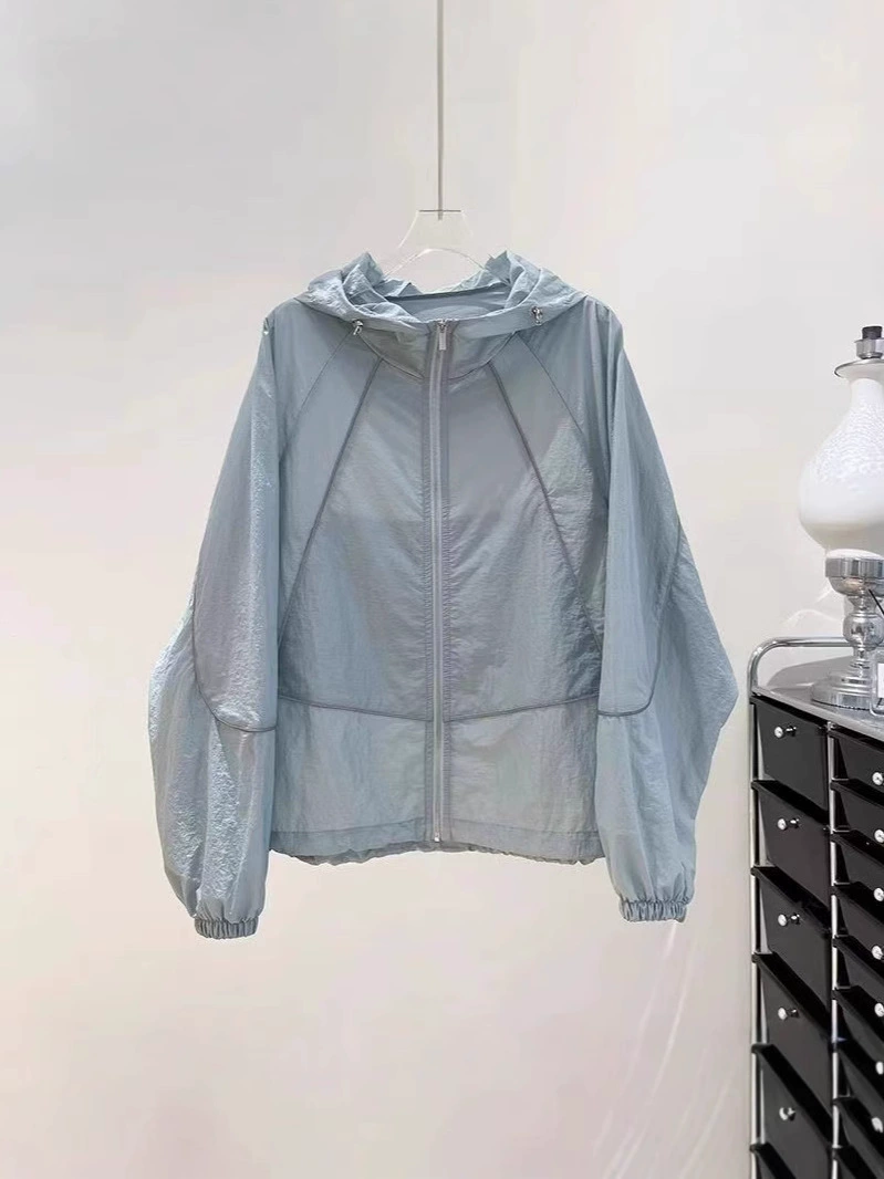 Воздухопроницаемая Oversized летняя куртка для защиты от солнца - стильная кардиган от , идеально для теплых дней