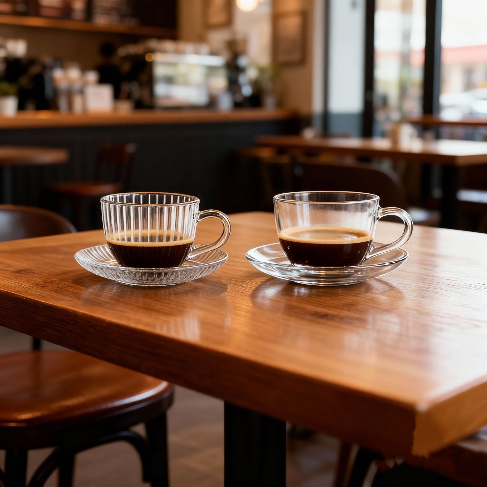 Taza de café simple resistente al calor con mango de taza de café espresso italiano, plato de taza de té con flores
