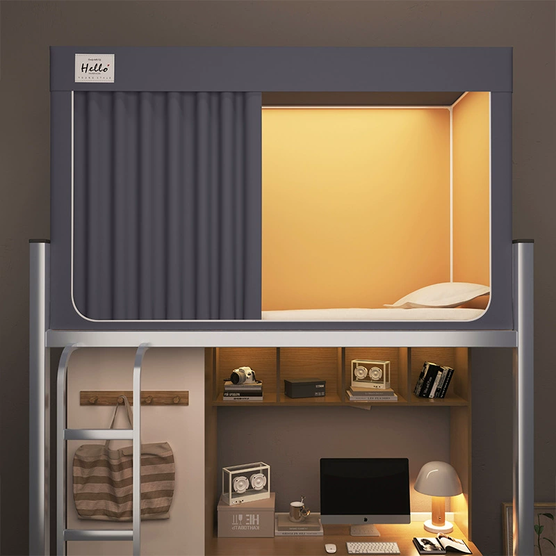 Шторы студенческого общежития светозащитные и пыленепроницаемые противомоскитные сетки с лакированными кронштейнами