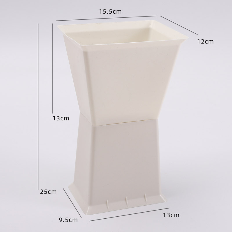 Cubo de flores de plástico que aumenta la envoltura de flores artefacto forro de unión de flores estabilizador cuadrado muelle Dispositivo de envoltura de flores material de embalaje de la flor