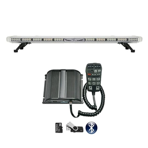 Avtomobil LED xəbərdarlıq işıq paneli, Bluetooth MP3 siren dinamik 1.4m işıq 8400-4C