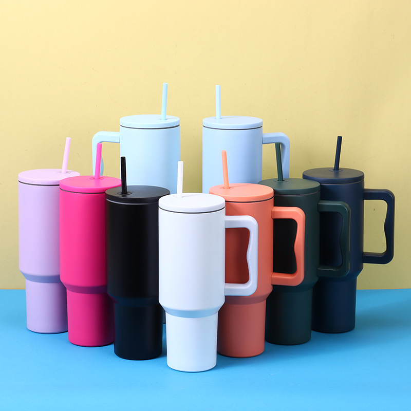 Vaso de aislamiento de acero inoxidable transfronterizo de Amazon Stanley con mango de segunda generación taza de automóvil taza de gran capacidad al por mayor