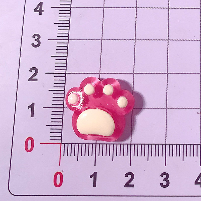 Dibujos animados transparente fresa oso bricolaje accesorios de resina gel de crema accesorios para el cabello funda para teléfono móvil hebilla de zapatos pegatinas de refrigerador material hecho a mano