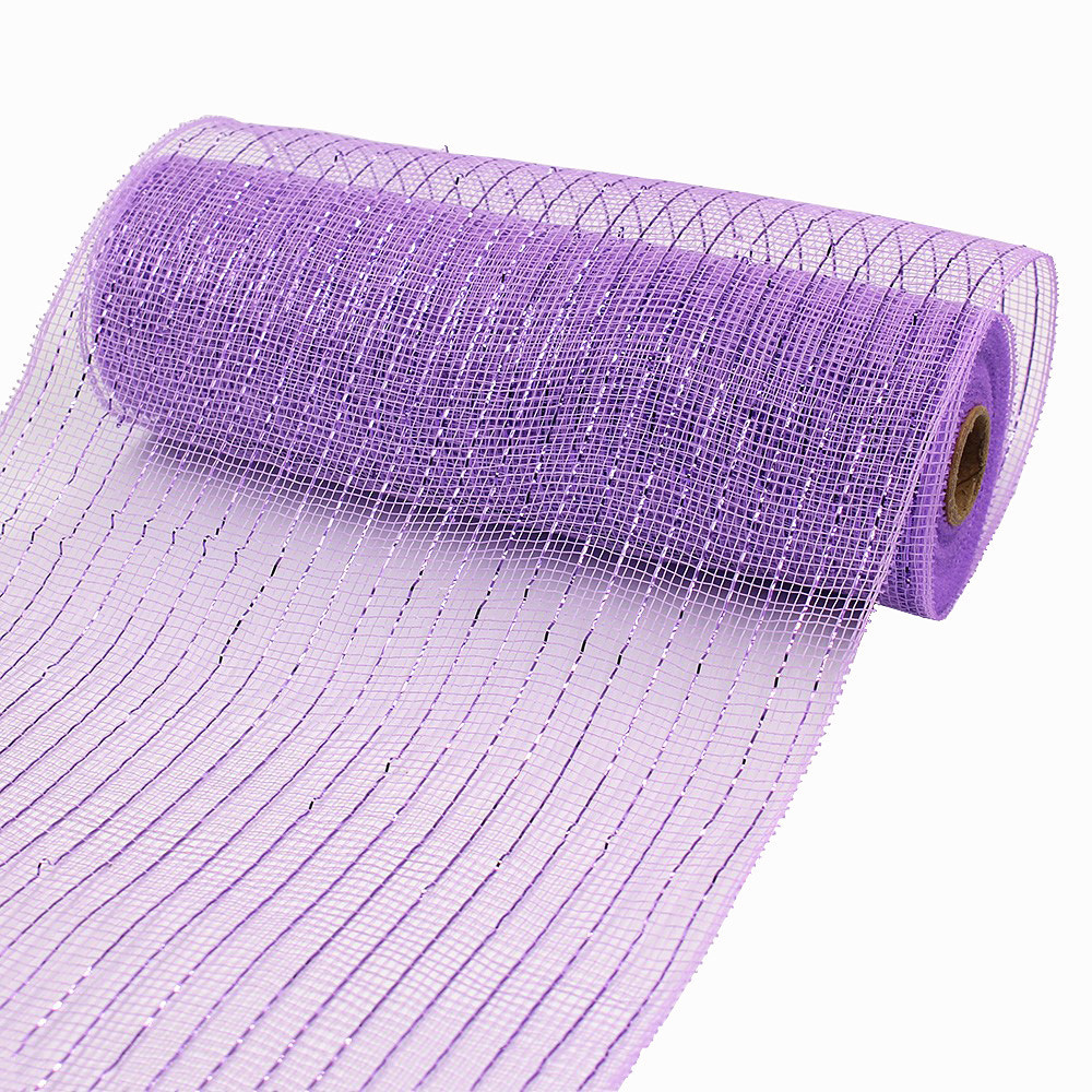 En stock al por mayor borde parrilla PP malla Navidad guirnalda haciendo guirnalda material decorativo malla Halloween