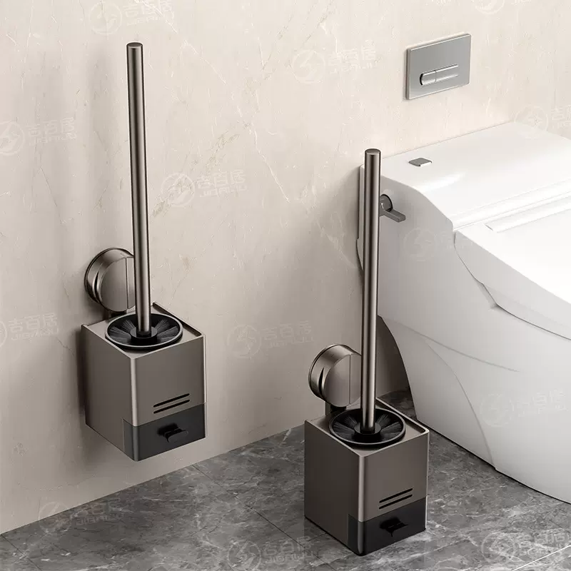 厂家供应吸盘马桶刷免打孔壁挂卫生间置物架厕所新款马桶清洁神器