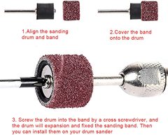 Factory Exclusive 192pcs Sanding Disc Set Combination Sanding Paper Drum Sanding Cloth Ring Plastic Box Packaging