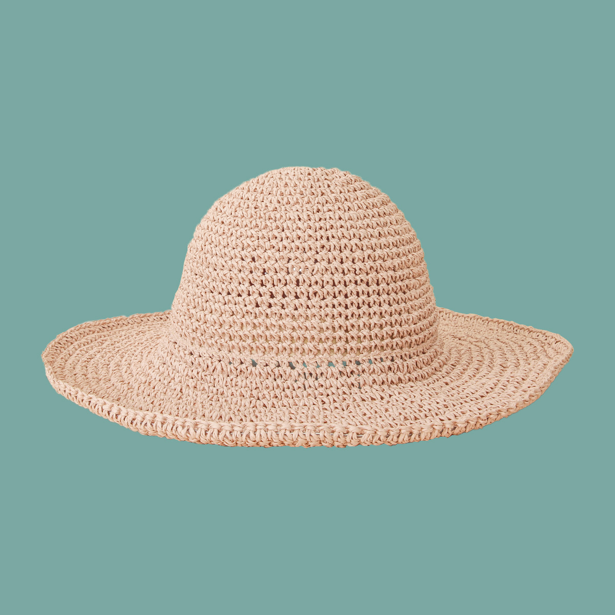 Fashion Big Eaves Sunshade Breathable Straw Hat Wholesale display picture 1